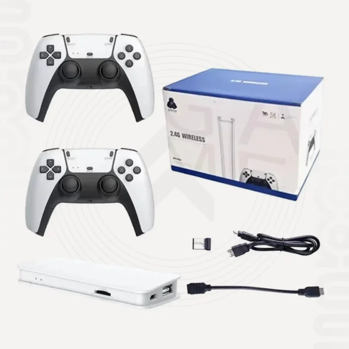 产品M15家用游戏机0201 dimoorcom Classic Games Console=Game StickCableUSB Cable2x WIREESS Controllers for the M15