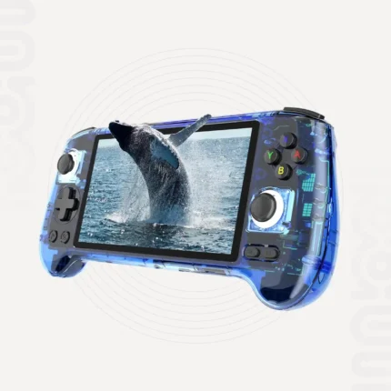 产品RG556掌机游戏机0201 dimoorcom The RG556s Blue Screen Pops up whales in 3D
