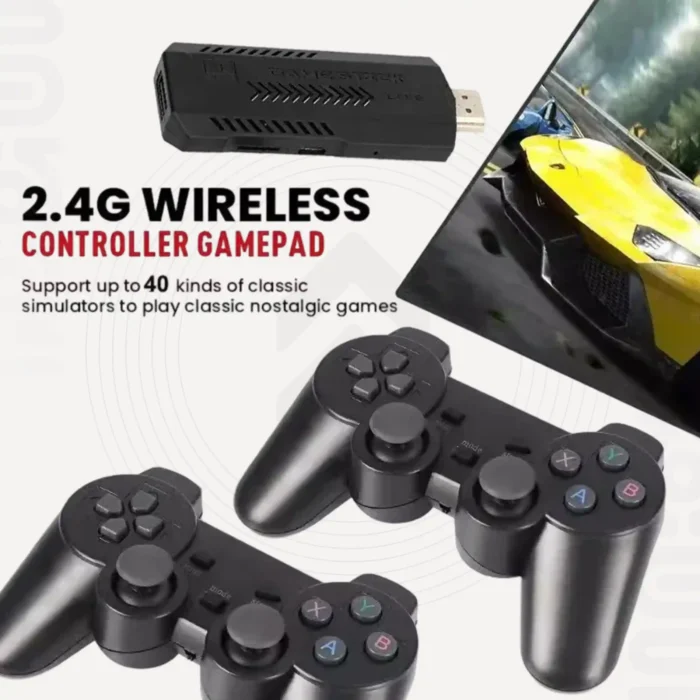 24 G WIRELESS CONTROLLER GAMEPAD Support up to 40kinds of classic simulators to play classic nostalgic games