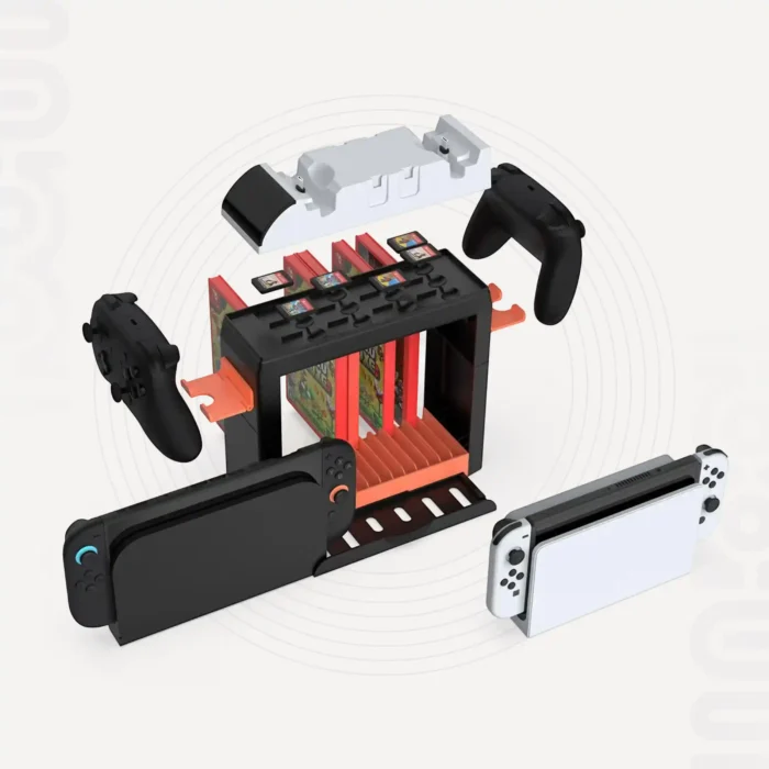 Product diagram of Dimoor Game Storage Station