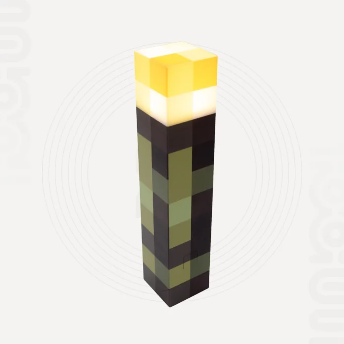 High definition photographic images of Minecraft Stone Torch Plug in Nightlight products.