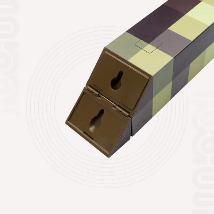 The tail structure diagram of Minecraft Stone Torch Plug in Nightlight product.
