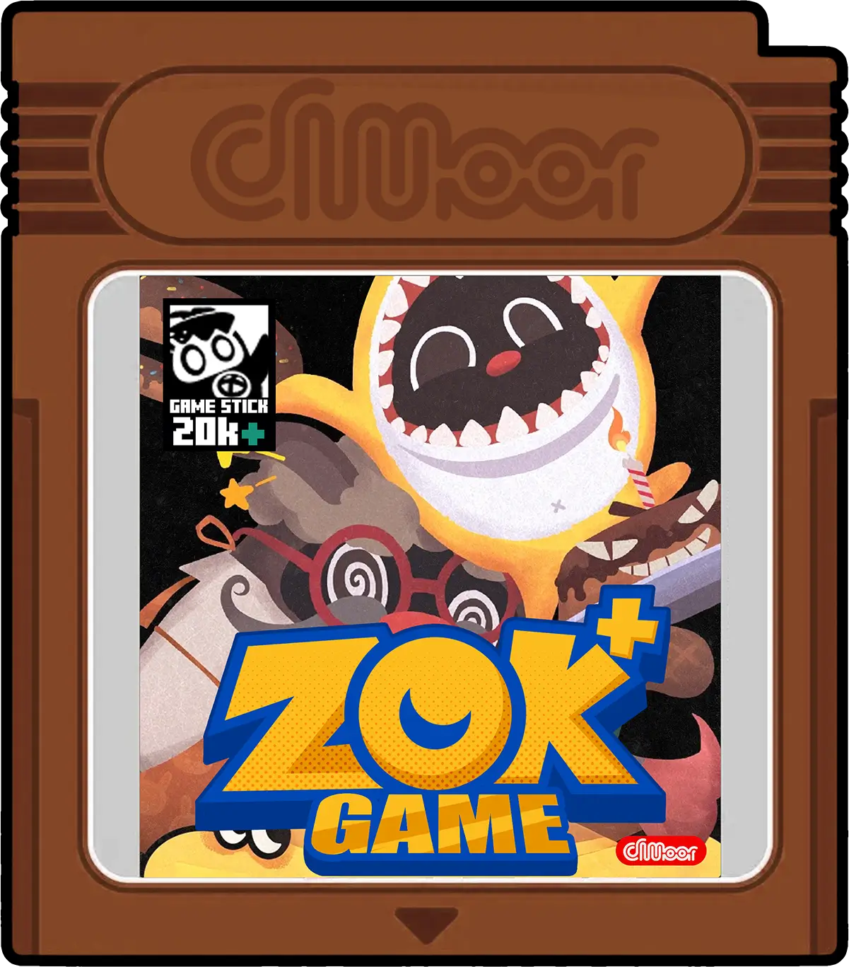 Pixel Vault page of the 20K + game gallery coffee colored game image in the shape